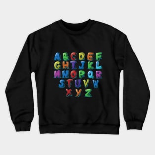 ABCD Design Crewneck Sweatshirt